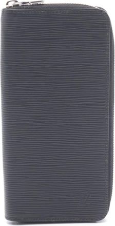 Louis Vuitton Black Noir Epi Leather Long Wallet (Bi-Fold) (Pre-Owned)