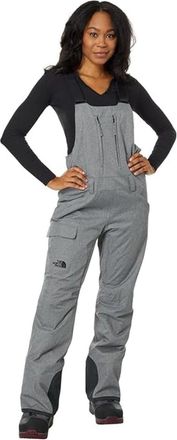 The North Face Mens The North Face Freedom Snow Bib Heather Gray Insulated JZZ261