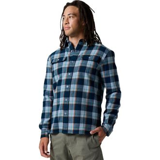 Backcountry Venture Midweight Flannel Shirt - Mens in Midnight Blue Drifter Plaid at Nordstrom, Size Xx-Large