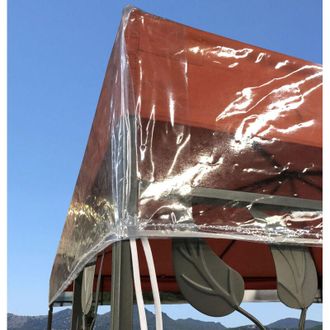 Quick-Star Pavillon Schutzhaube 3x3m Wasserdicht Transparent
