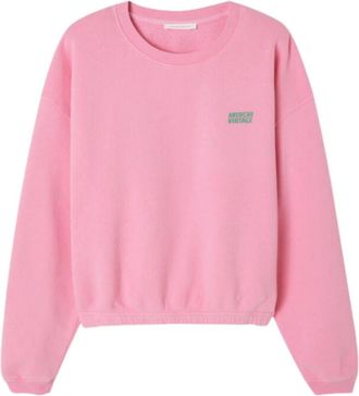 American Vintage Dames, Sweatshirts & Hoodies, Roze, Maat: L