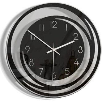 OEM Reloj De Pared Moderno, Relojes De Pared Para Sala De Estar, Esfera Grande De 28 Cm, Sin Tictac, Silencioso Para La Escuela, Reloj De Pared Para El Ho