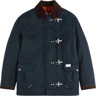 Fay 4 Ganci Jas - Heren - Zomerjassen - Blauw - L - Katoen - Jassen