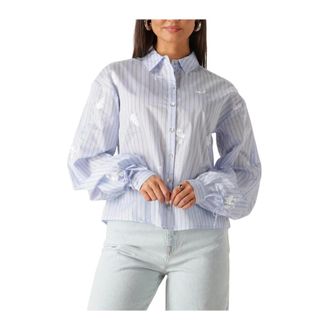 Nukus Nukus, Overhemden, Dames, Blauw, S, Katoen, Rosa Blouse Stripe