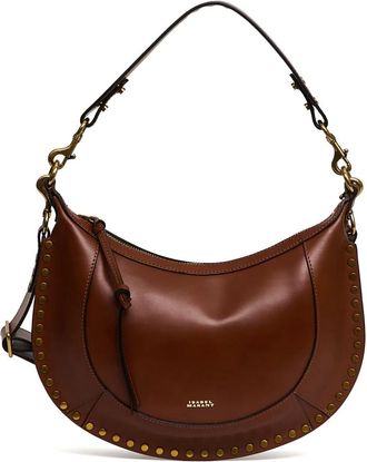 Isabel Marant Isabel Marant, Shoulder Bags, female, Brown, Size: ONE SIZE Studded Leather Shoulder Bag