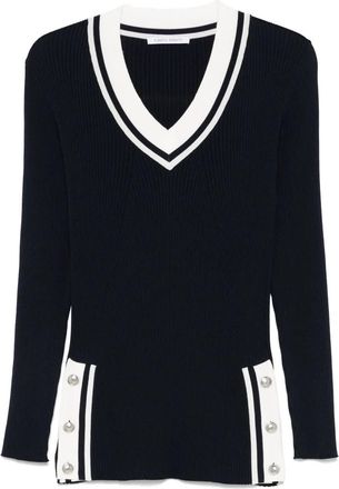 Alberta Ferretti Classic Knit Sweater with Design