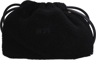 N&deg;21 Eva Stof Tas - Dames - Schoudertassen - Zwart - ONE Size - Leer - Tassen