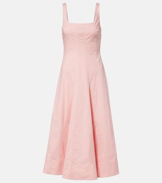 Staud Willow cotton midi dress