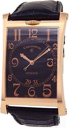 Chronoswiss Pre-owned Chronoswiss Imperator Constance Automatic Black Dial Mens Watch CH2871R