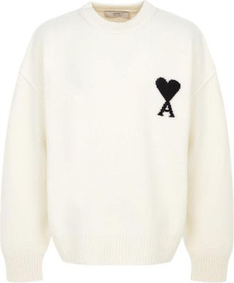 Ami Knitwear Ivory UKS838-018-151