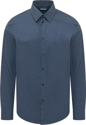 Burberry Blue Regular Solid Shirt
