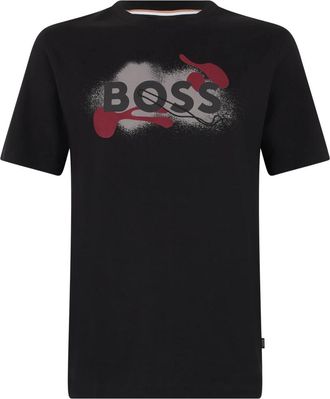 HUGO BOSS T-Shirt Thompson - - Tops - Uomo - Nero - XL