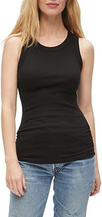 Michael Stars Halley Tank Top Womens Clothing Black : XL (US 10-12), Spandex/Modal/Cotton