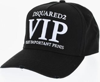 Dsquared2 Cotton Vintage-Effect Baseball Cap size Unica