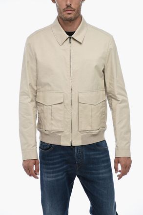 Corneliani Overshirt con Chiusura Zip e Tasche ad Aletta Corneliani