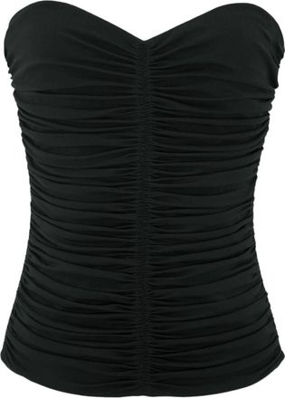 Saint Laurent Mouwloze Top - Dames - Tops zonder mouwen - Zwart - XS - Tops