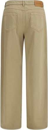 Max Mara Womens Beige Cotton Casual Pants