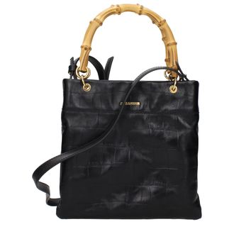 Jil Sander Black Leather Womens Handbag