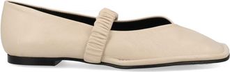 Alohas Lautan Pointed Toe Ruched Flats
