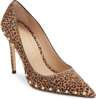 Stuart Weitzman Faux Pearl 100 Pump in Classic at Nordstrom Rack, Size 6.5