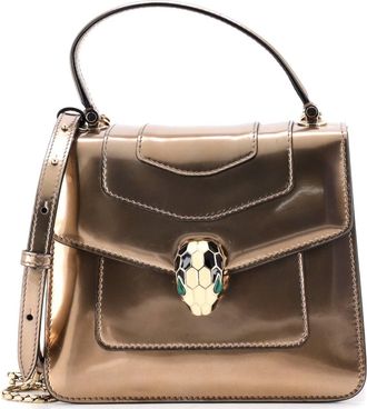Bulgari Serpenti Forever Top Handle Bag Patent Small