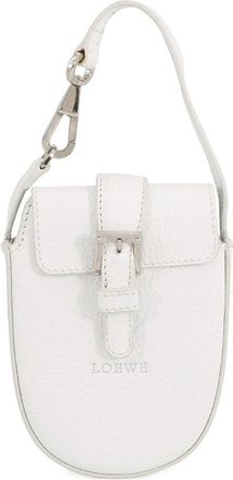 Loewe White Leather Pouch (Pre-Owned)