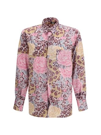 GCDS Multicolor Regular Floral Shirt