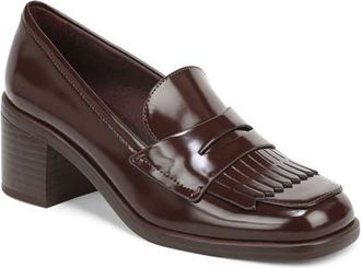 Franco Sarto Elian Kiltie Loafer Pump in Brown at Nordstrom, Size 6.5