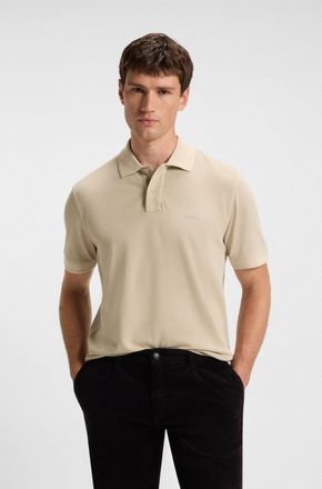 Boss Orange by Hugo Boss Poloshirt BOSS ORANGE Prime, Herren, Gr. 6XL, beige (light beige271), Jersey, Obermaterial: 100% Baumwolle, unifarben, regular fit h&uuml;ftlang, hoch gesc