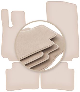 OEM Alfombrillas Premium Beige Para: Mercedes Clase C W206 Sed&aacute;n, Familiar 2021
