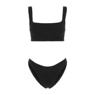 Hunza G Dames, Badkleding, Zwart, Maat: ONE Size