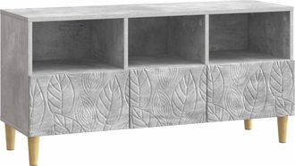 vidaXL Mueble De Tv 102 X 34,5 X 50 Cm Gris Hormig&oacute;n Vidaxl