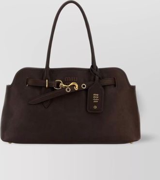 Miu Miu adventure leather shoulder bag