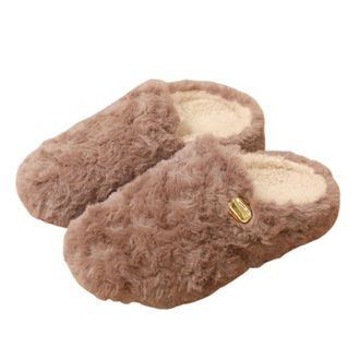 Generic Womens Slipper Cosy Shearling Memory Foam Slippers Suede Fuzzy Lined AntiSkid Sole Slippers Warm Winter Shoes with NonSlip Indoor Outdoor Hard Sole (0