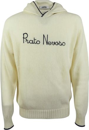 Jurta Hoodie met geribbelde zoom - Beige