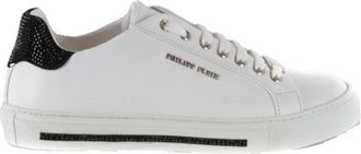 Philipp Plein Stijlvolle Sneakers - Dames - Sneakers - Wit - 37 EU - Leer - Schoenen