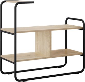 vidaXL Mesa Consola Roble Sonoma 80 X 35 X 75 Cm Madera De Ingenier&iacute;a Vidaxl