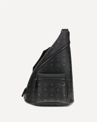 MCM Aren Sling printed canvas Backpack Male UNI