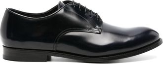 Doucal's leather Derby shoes - men - Calf Leather/Calf Leather/Calf Leather/Rubber - 43.5 - Black