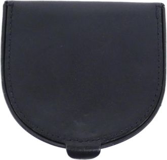 Louis Vuitton Black Leather Coin Purse/Coin Case (Pre-Owned)