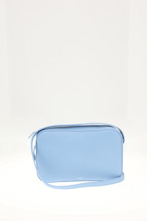 Celine Mens Messenger Bag Sky Blue-Ultra White Calf Leather Shoulder Blue/ultra