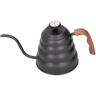OEM Hervidor De Caf&eacute; Denash De Acero Inoxidable Con Cuello De Cisne Y Term&oacute;metro, Ideal Para Preparar Caf&eacute;, Capacidad De 1,2 Litros, Color Negro, Para Ama