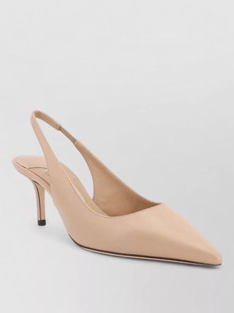 Jimmy Choo London love 95 leather slingback pumps