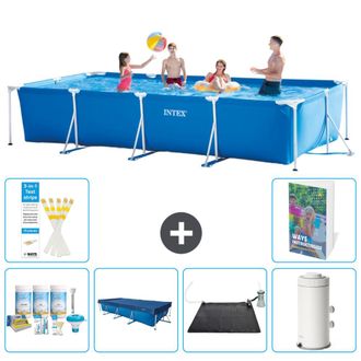 Intex Piscina Con Estructura Rectangular - 450x220x84 Cm - 7-piezas S132