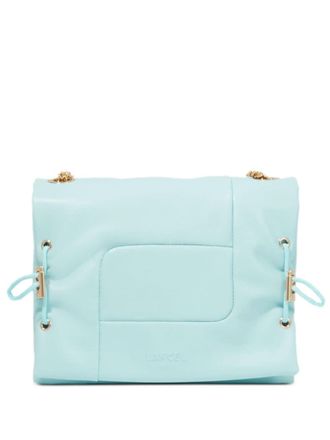 Lancel small Billie de Lancel flap bag - women - Leather/Cotton - OS - Blue