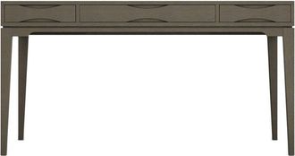 Simpli Home Harper Solid Hardwood Mid Century Modern 60in Desk