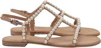 Kennel & Schmenger Elegante Leren Sandaal - Dames - Sandalen - Roze - 39 EU - Leer - Schoenen