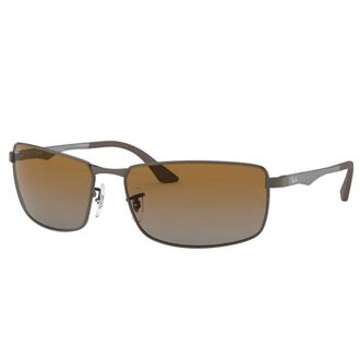Ray-Ban Sunglasses, unisex, Gray, 61 MM, Sporty Square Sunglasses