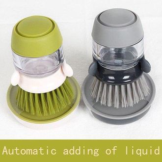 OEM Cepillo De Cocina Autom&aacute;tico Con Llenado De L&iacute;quido Y Esponja De Limpieza