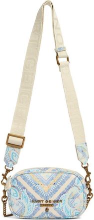Kurt Geiger Small Greenwich Leather Camera Bag in Light/Pastel Blue at Nordstrom Rack